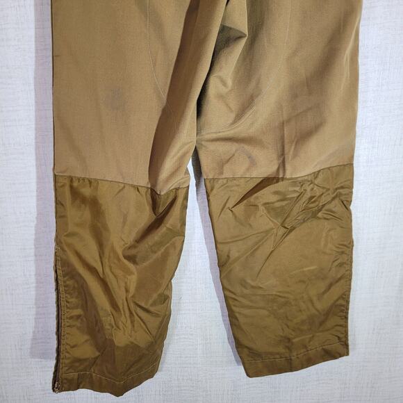 Vtg Duxbak Mains Le Cloth Hunting Bottoms Mens 31x26 Fishing Brown Field Pants - Picture 6 of 10